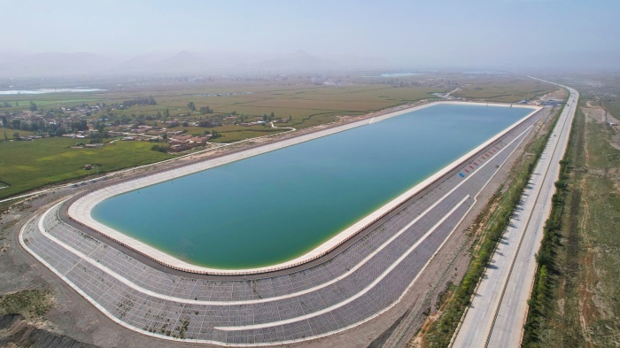 古浪縣生態(tài)保護(hù)暨抗旱應(yīng)急供水保障工程2號(hào)調(diào)蓄水池